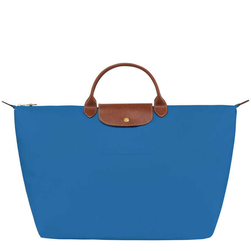 Le Pliage Original S Travel bag Cobalt - Recycled canvas 1
