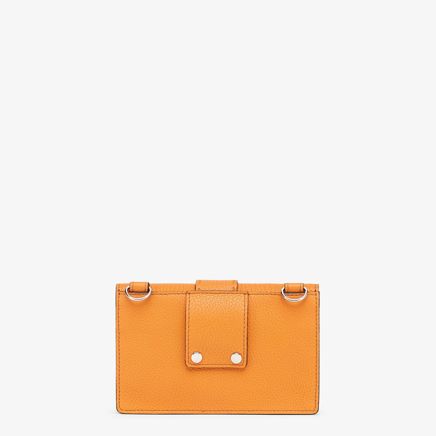 Orange leather bag - 3