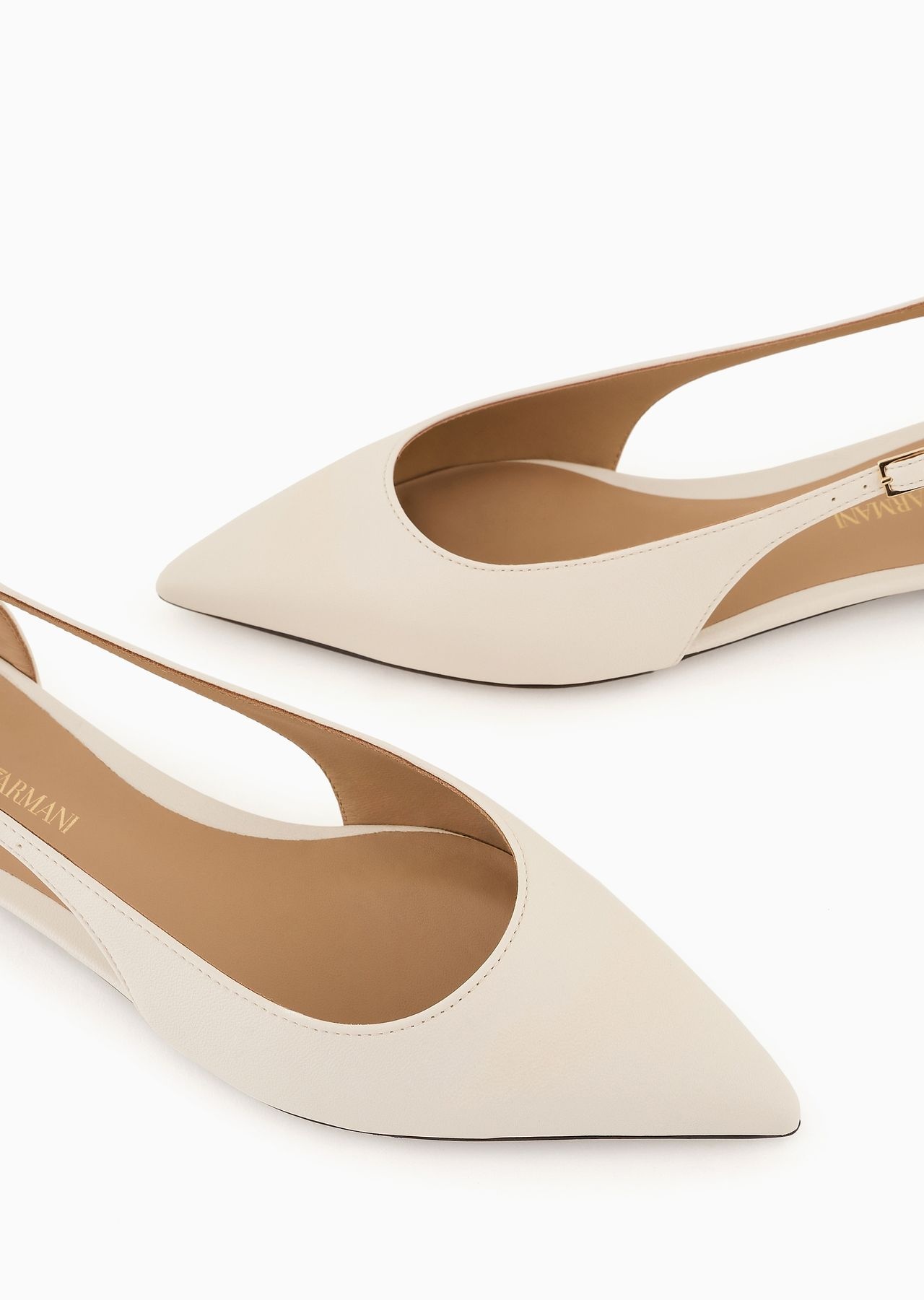 Nappa-leather slingback ballerinas with pointed toe - 5