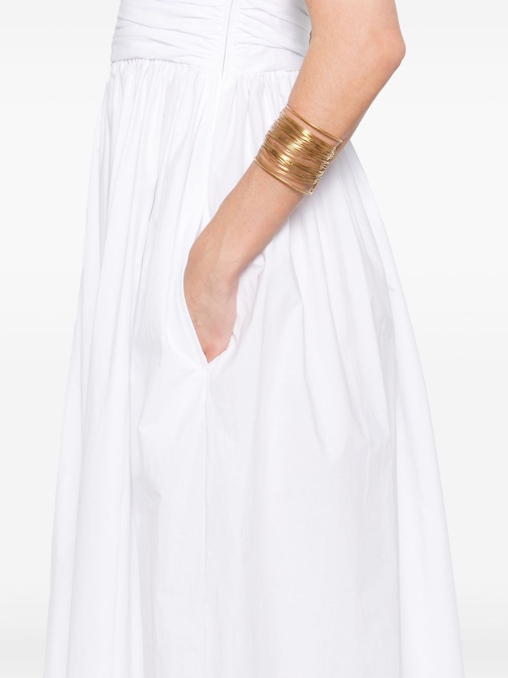 poplin maxi dress - 5