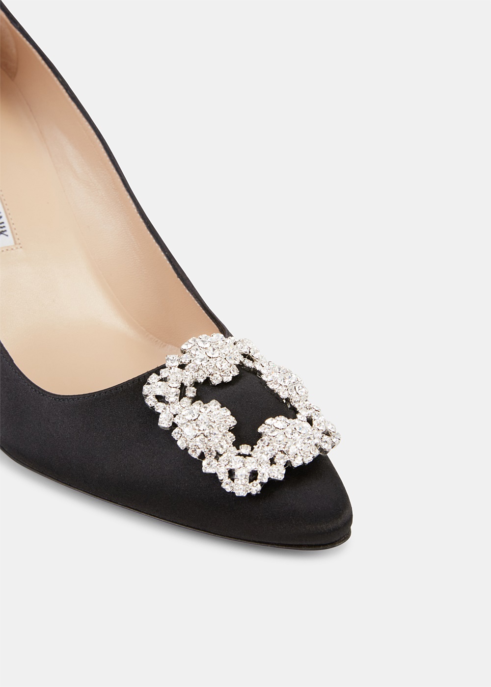 Black Hangisi 105 Jewel Buckle Pumps - 4