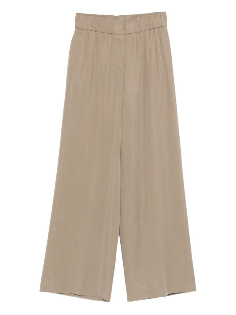 elastic-waist wide-leg trousers 1