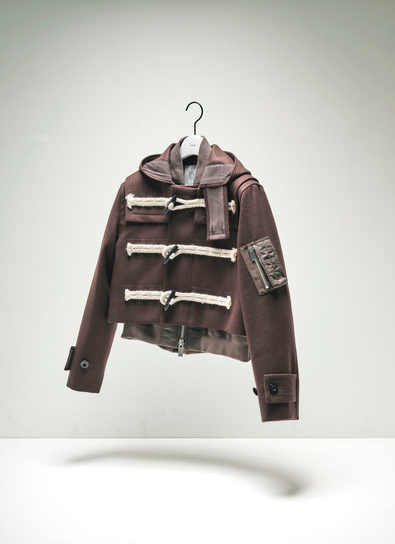 sacai Wool Melton Blouson outlook