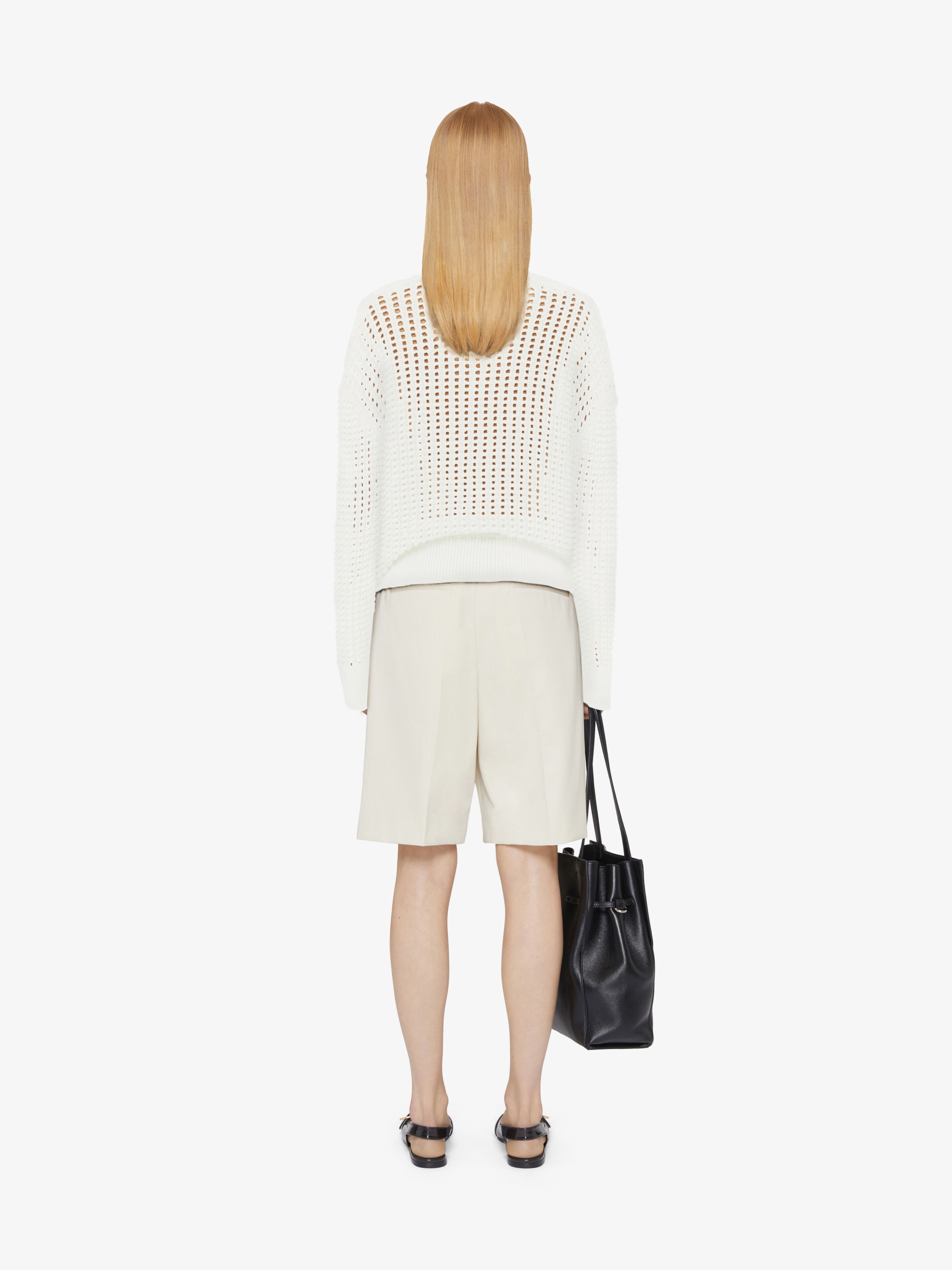 4G SWEATER IN WOOL AND CASHMERE - 4