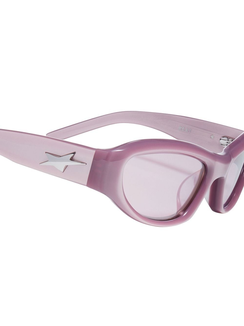 biker-style frame sunglasses - 3