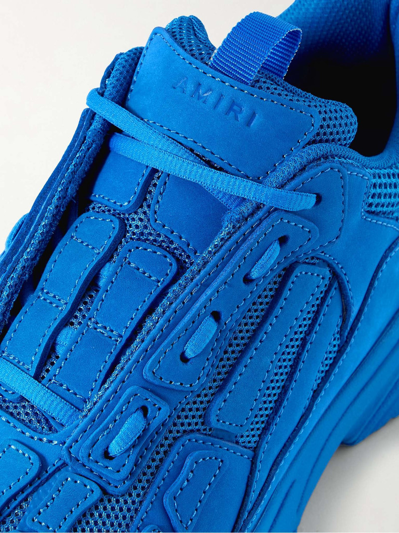 Bone Runner Leather and Suede-Trimmed Mesh Sneakers 6