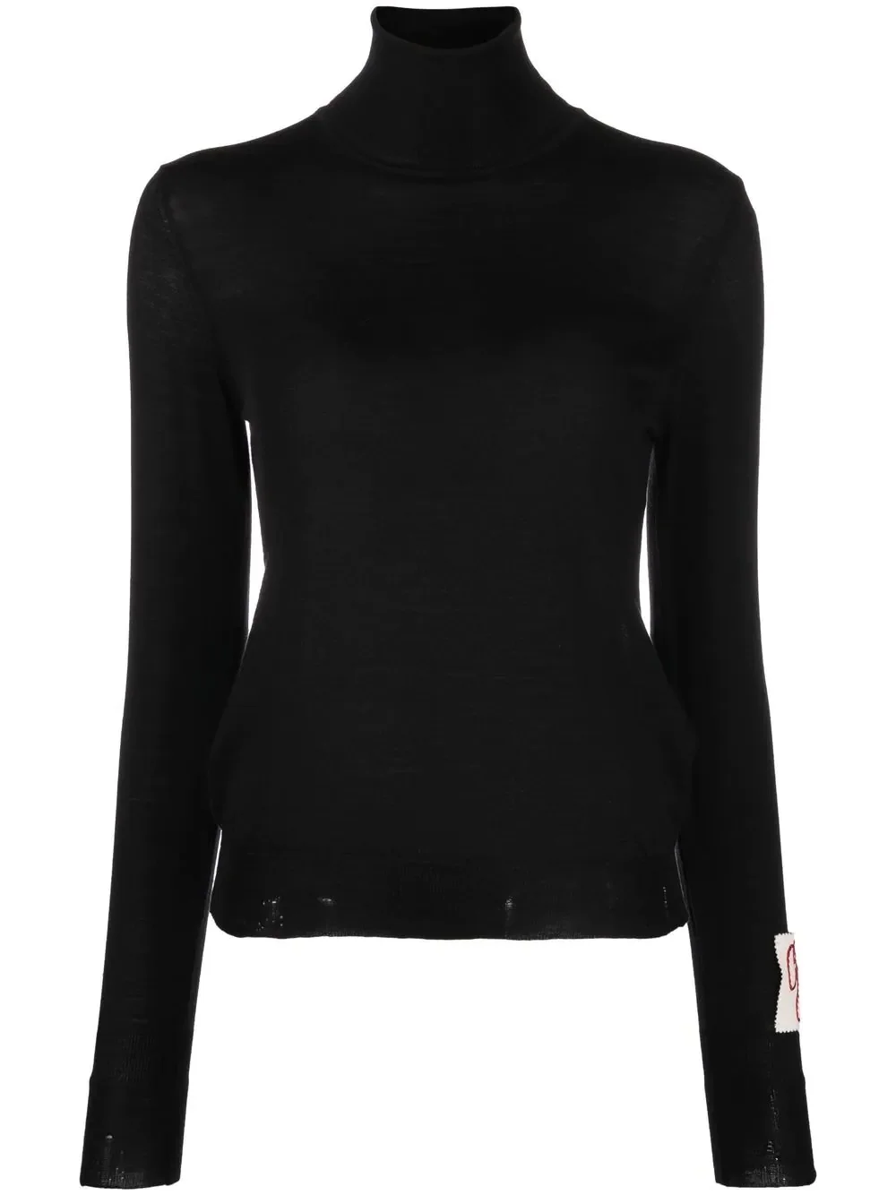 roll-neck fitted jumper - 1