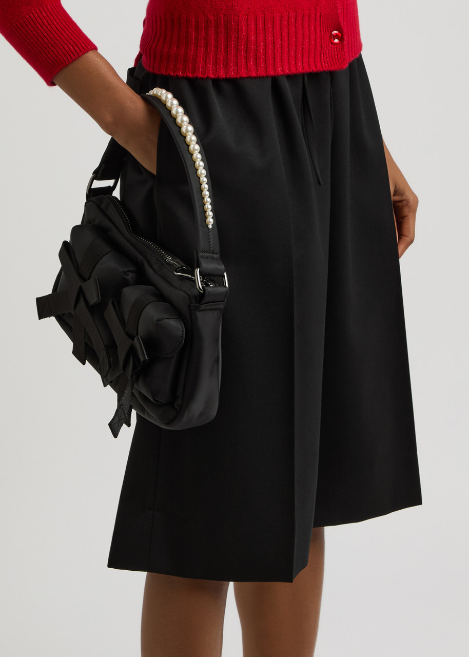 Simone Rocha Wide-leg Twill Shorts - 5
