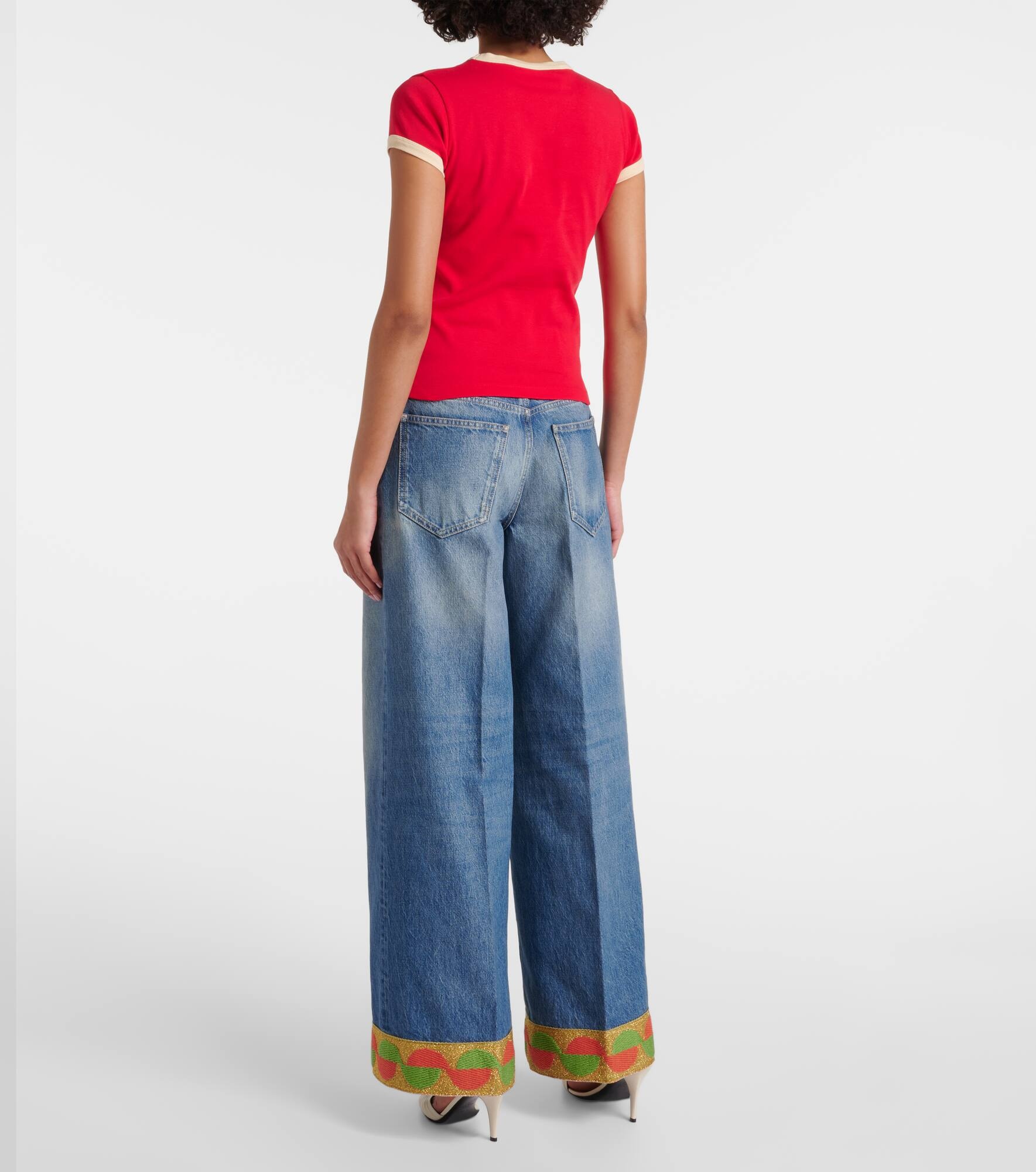 Printed cotton jersey T-shirt - 3