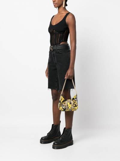VERSACE JEANS COUTURE Couture-print shoulder bag outlook