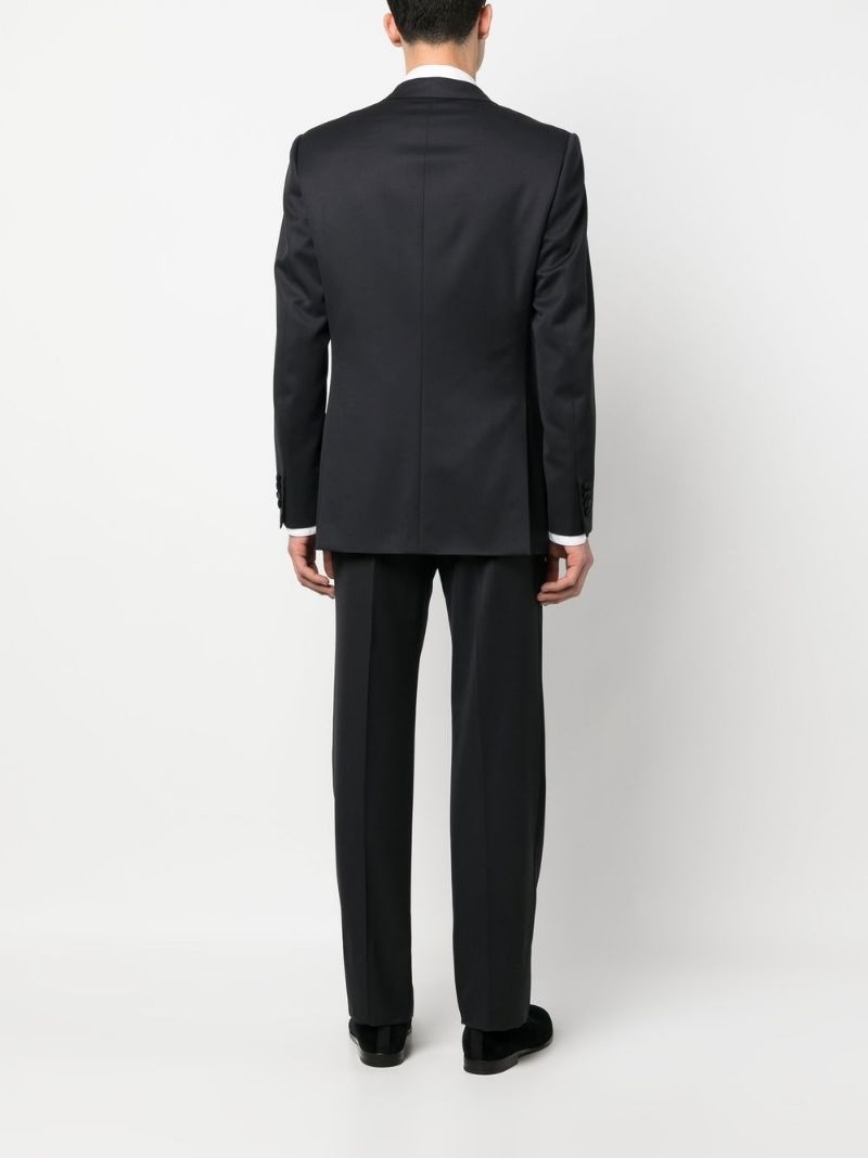 single-breasted silk suit - 4
