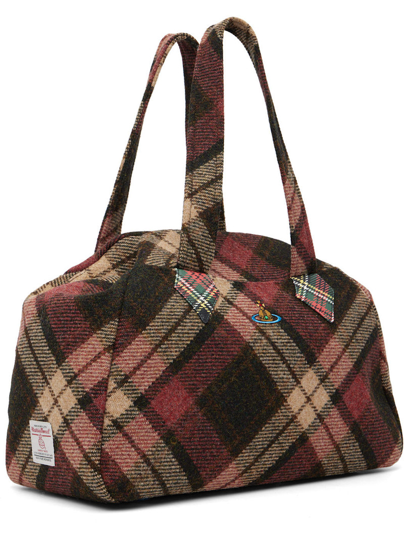 Vivienne Westwood Red & Beige Archive Yasmine Large Tote outlook