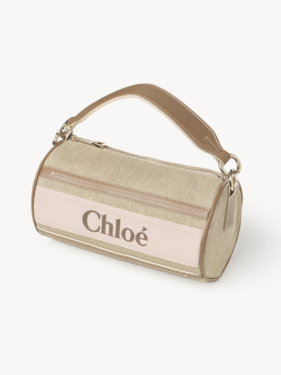 Chloé TUBE SHOULDER BAG IN LINEN & SMOOTH LEATHER outlook