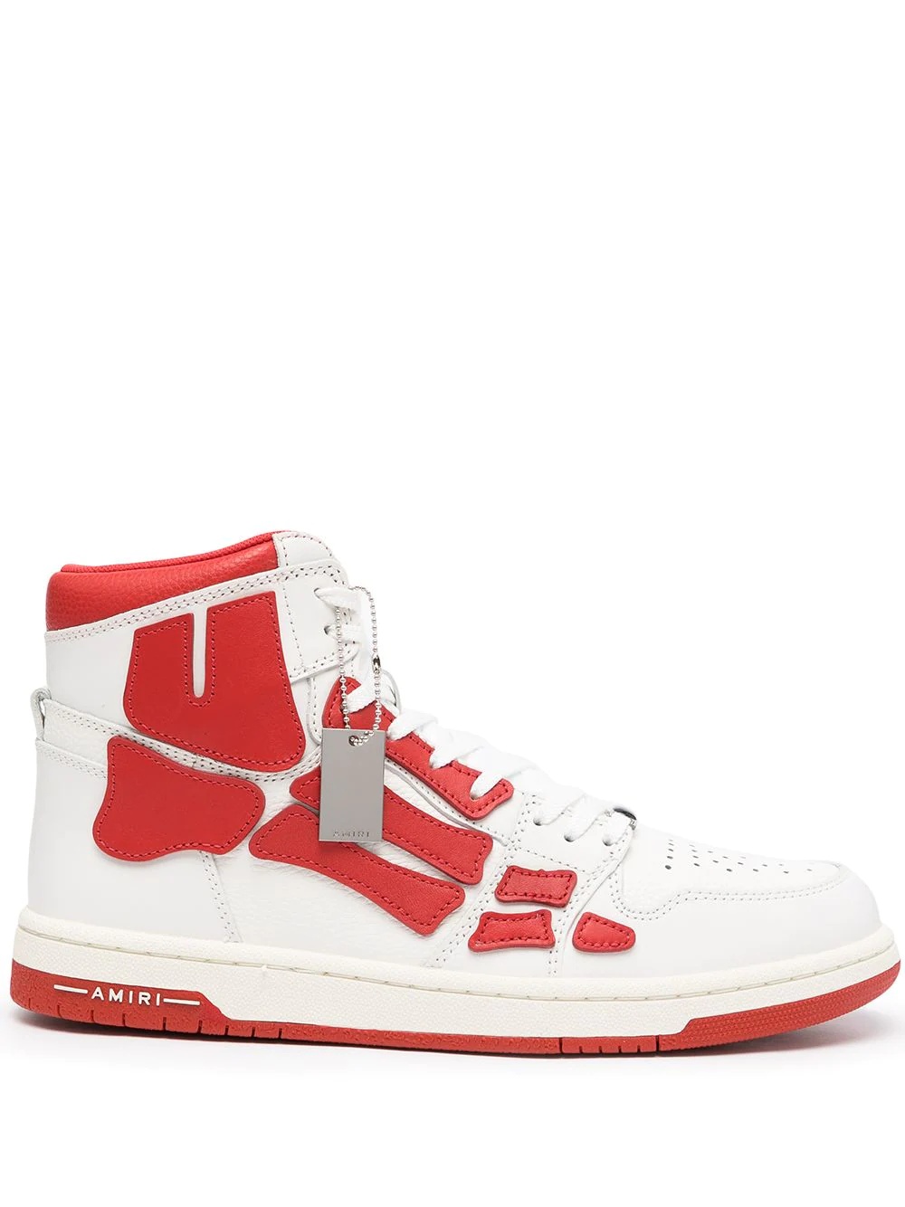 colour-block high-top sneakers - 1