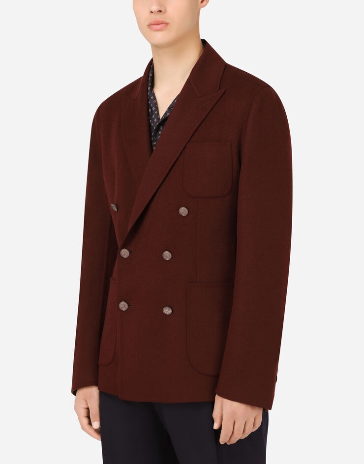 Deconstructed double-breasted double wool jacket - 4