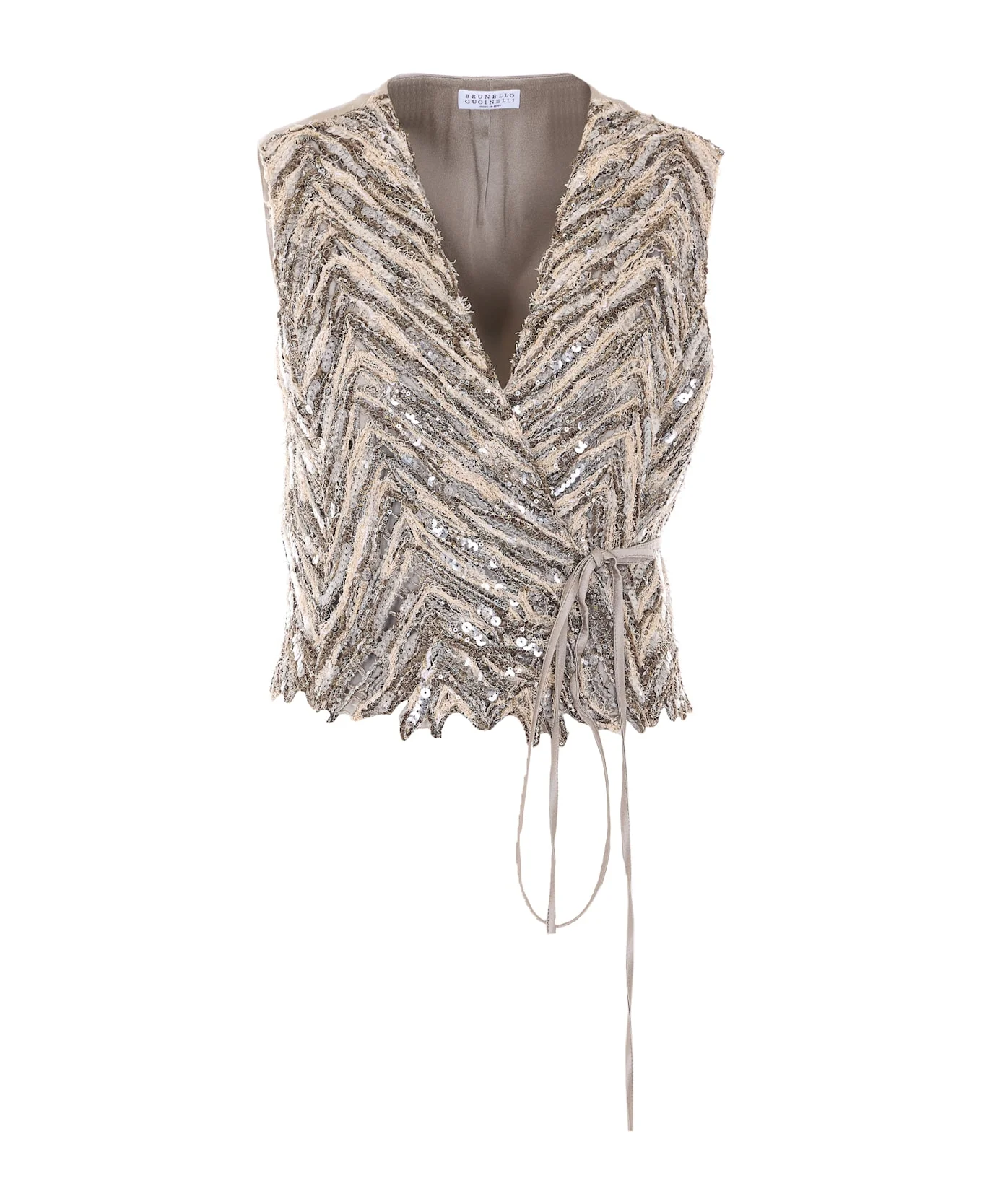 Dazzling Chevron Gilet - 1