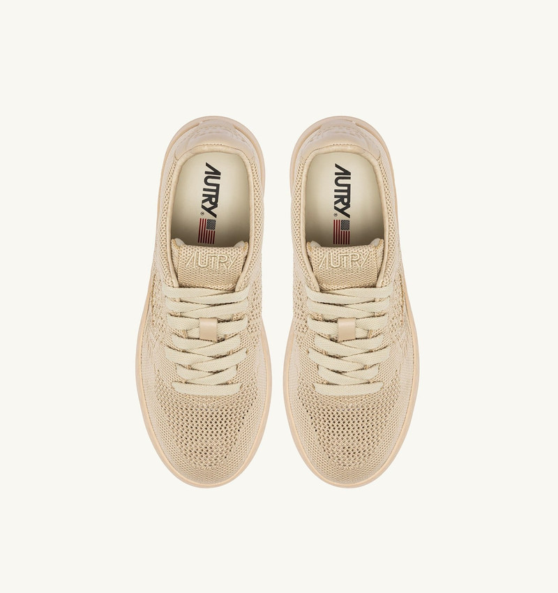 MEDALIST EASEKNIT LOW SNEAKERS IN KNIT CREME BRULEE 5