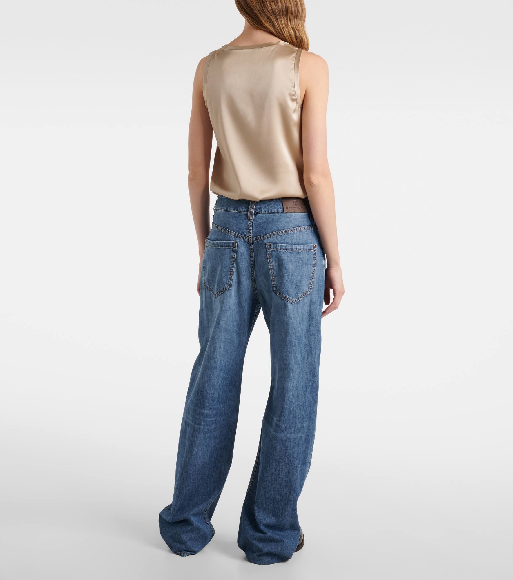 Mid-rise straight jeans - 3
