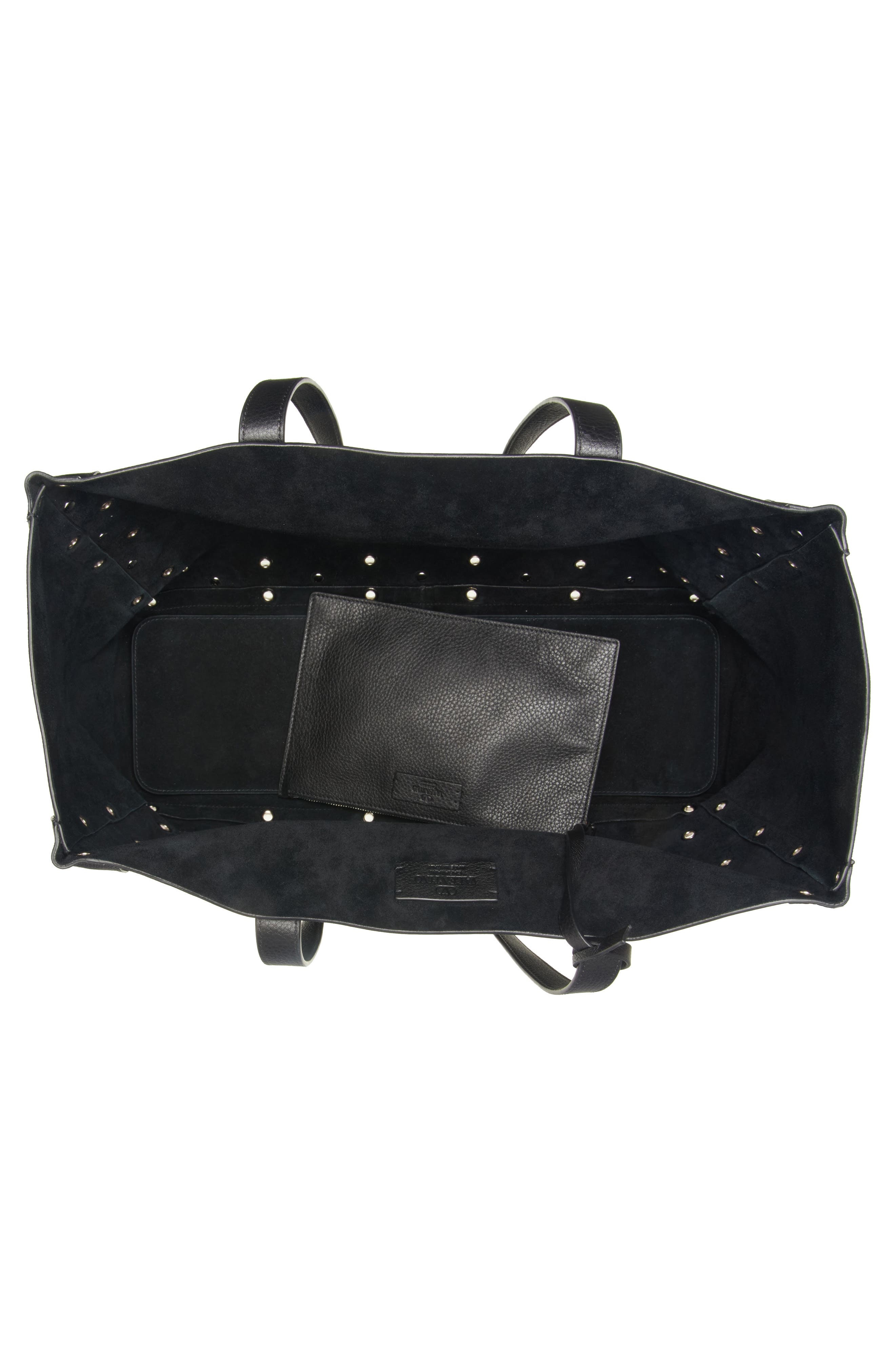 Valentino Garavani Nellcôte Stud Calfskin Tote in 0No Nero at Nordstrom - 5