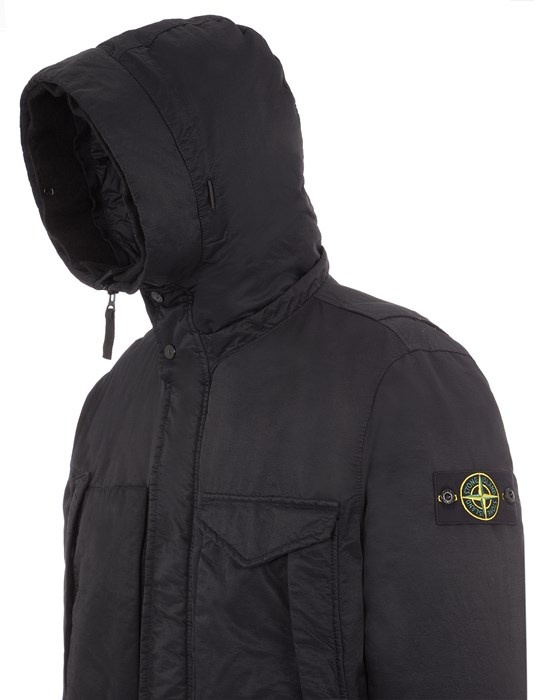 70821 OPAQUE NYLON TWILL DOWN BLACK - 5