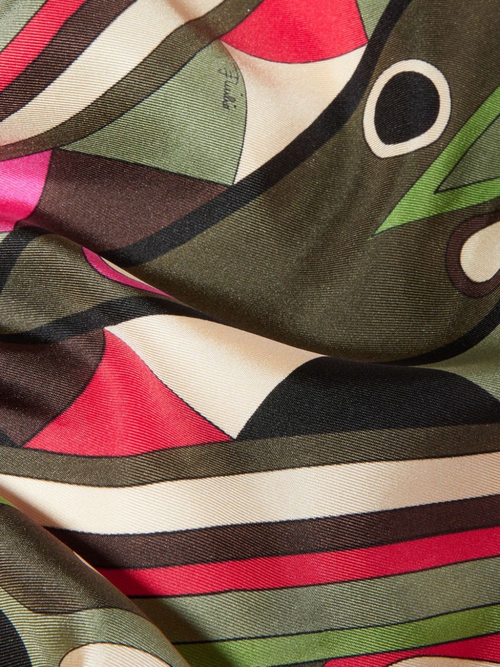 Vivara-print silk twill scarf - 3