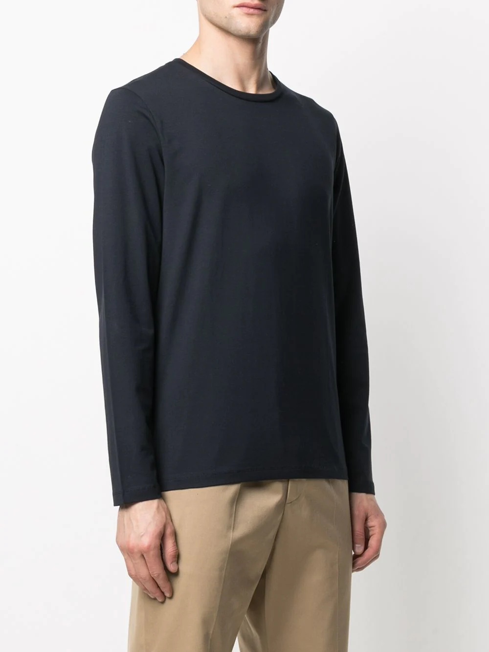 long-sleeved cotton T-shirt - 3