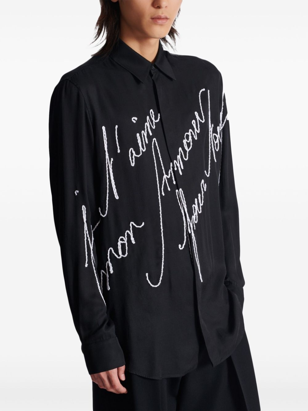 embroidered-design shirt - 6