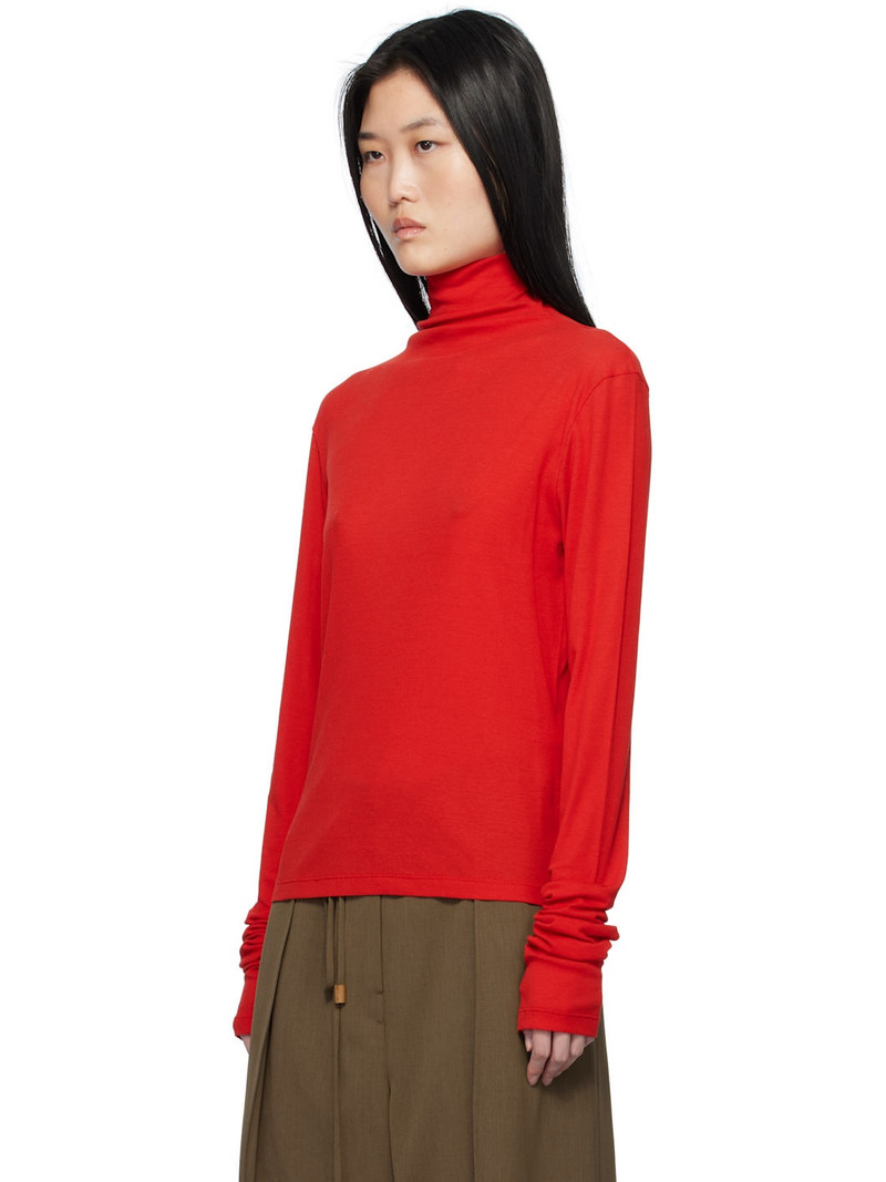 LE17SEPTEMBRE Red Sheer Turtleneck outlook
