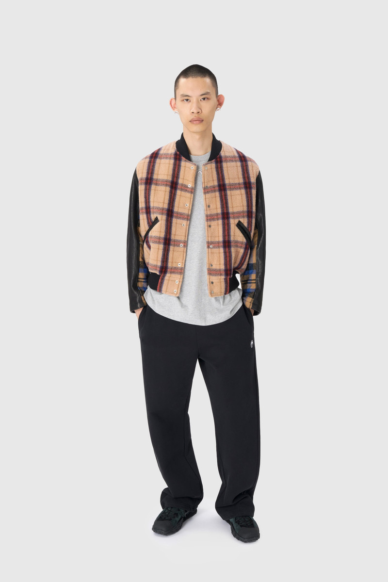 Marine Serre Regenerated Tartan Scarves Bomber Jacket outlook