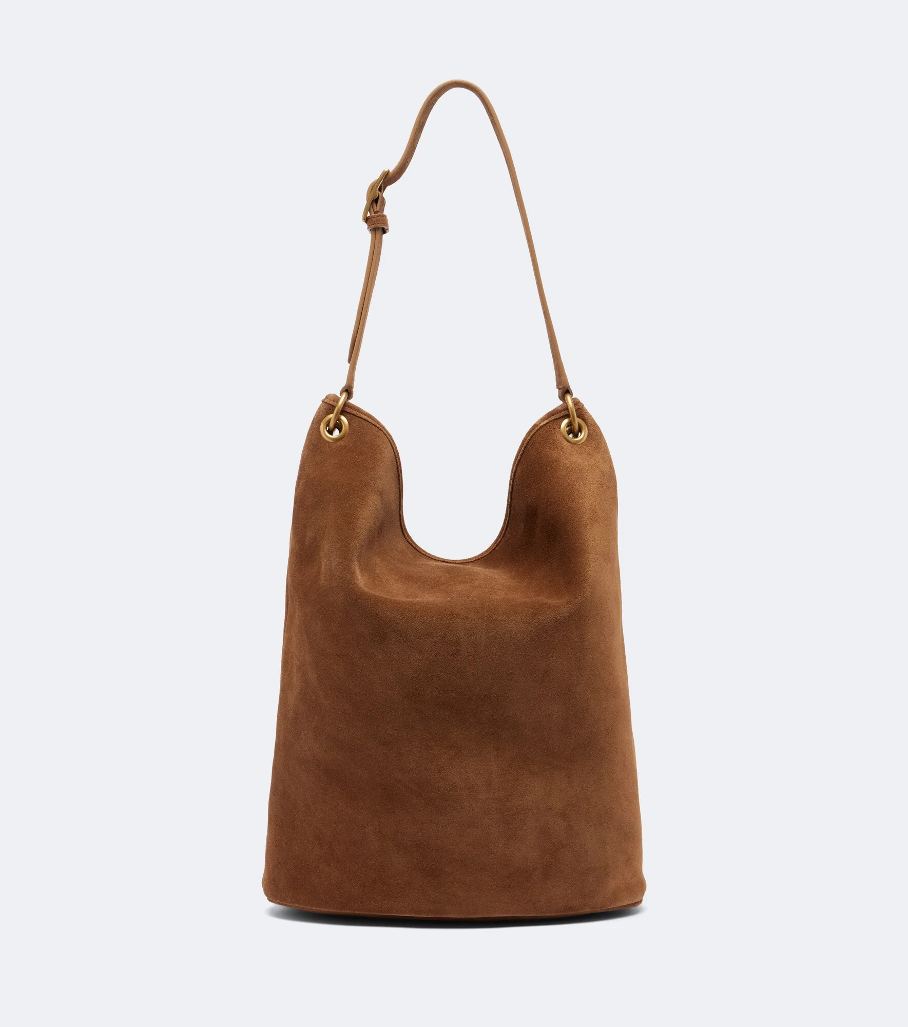 Cooper Medium suede shoulder bag - 1