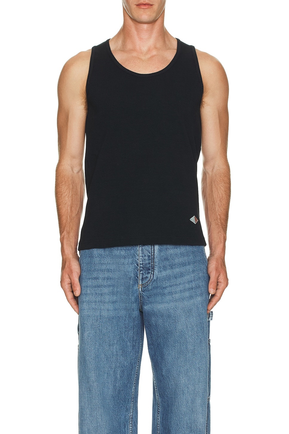 Compact Cotton Rib Jersey Tank Top - 4
