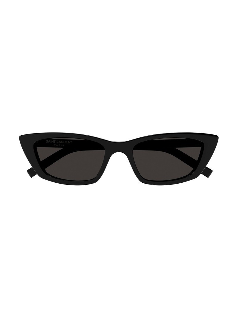 Women's Fashion Show 52MM Cat-Eye Sunglasses - Black Dark Grey - 1