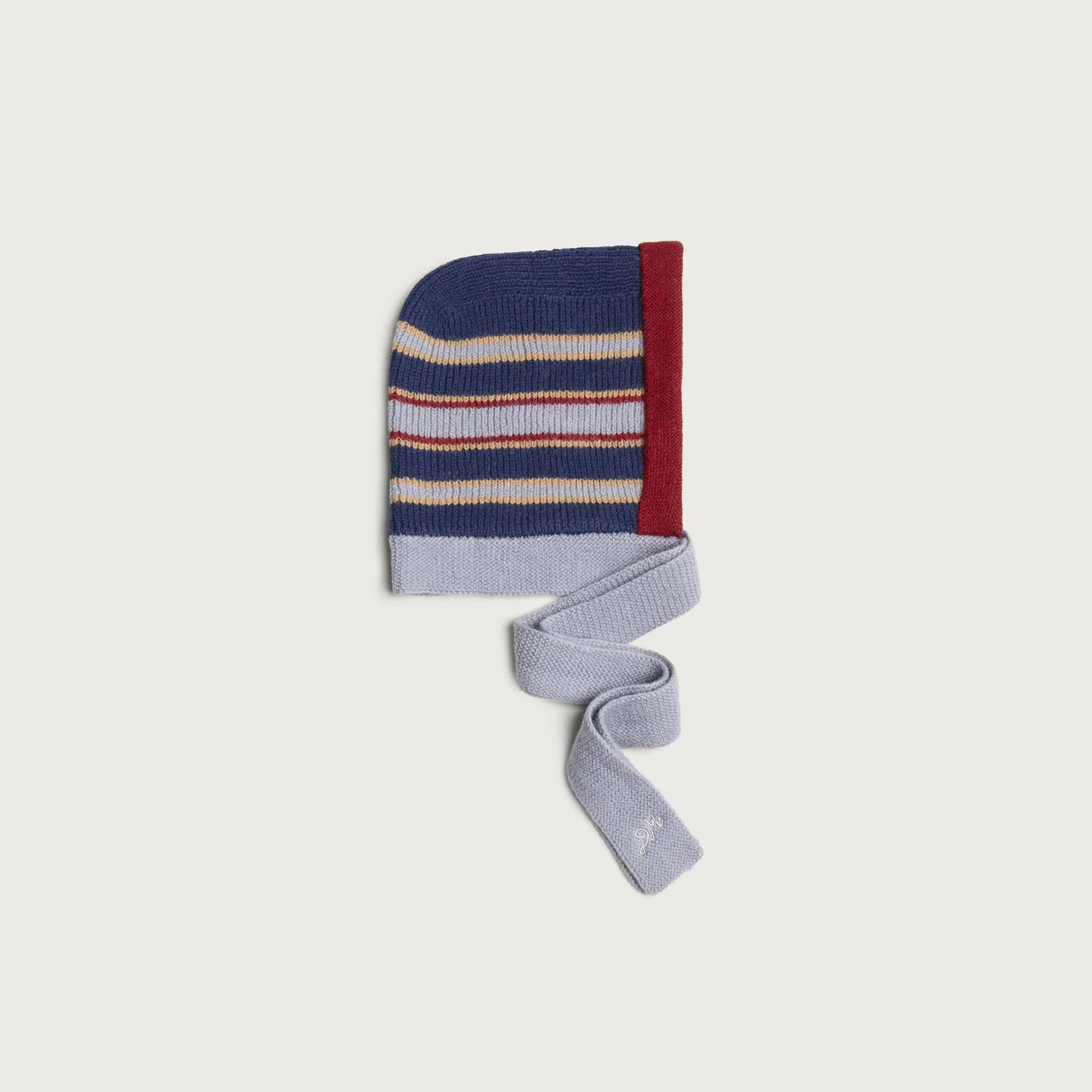 Damson Madder Stripe Bonnet - 1