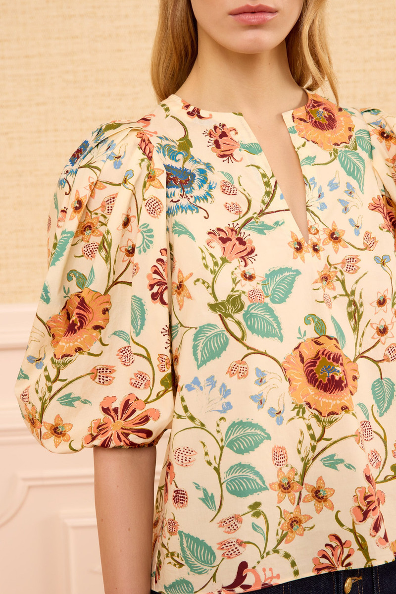 ULLA JOHNSON Florielle Cotton Top outlook