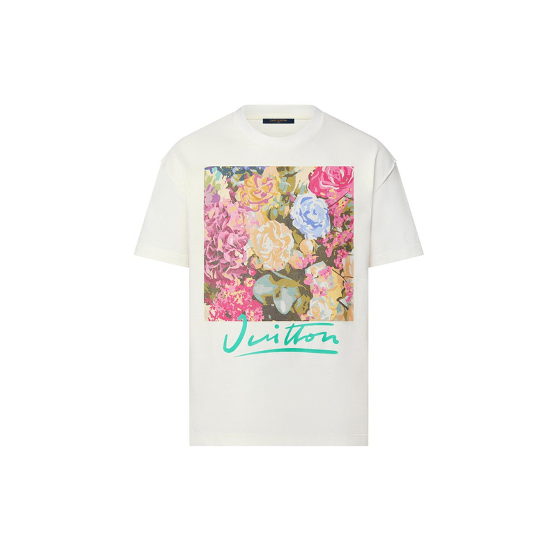 Y*応様 LOUIS VUITTON 花柄 Tシャツ Louis Vuitton LV Flower Tapestry Print T-Shirt - nvprod3760136v