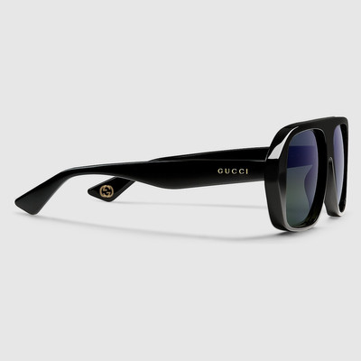 GUCCI Navigator frame sunglasses outlook