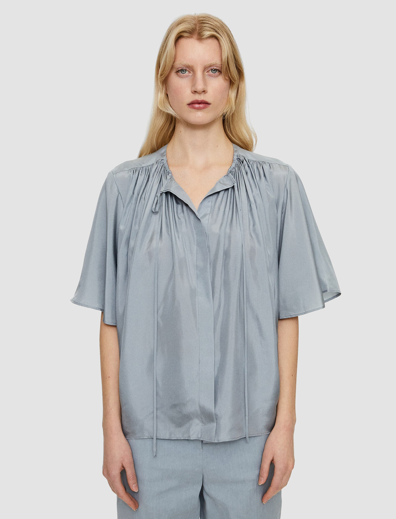 Silk Habotai Bristow Blouse - 3