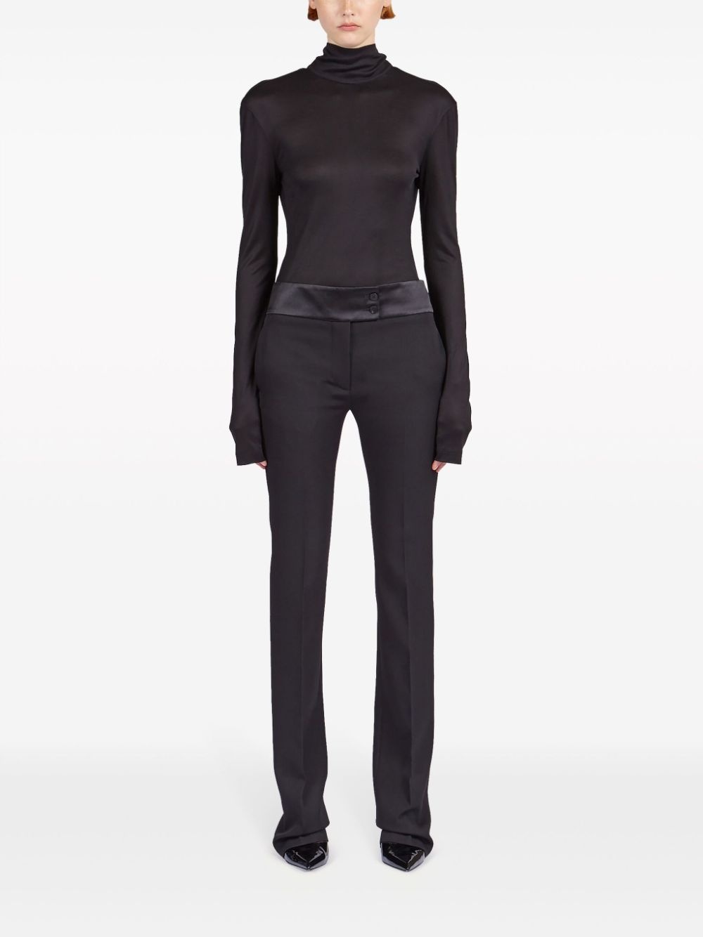 Tuxedo straight-leg tailored trousers - 2