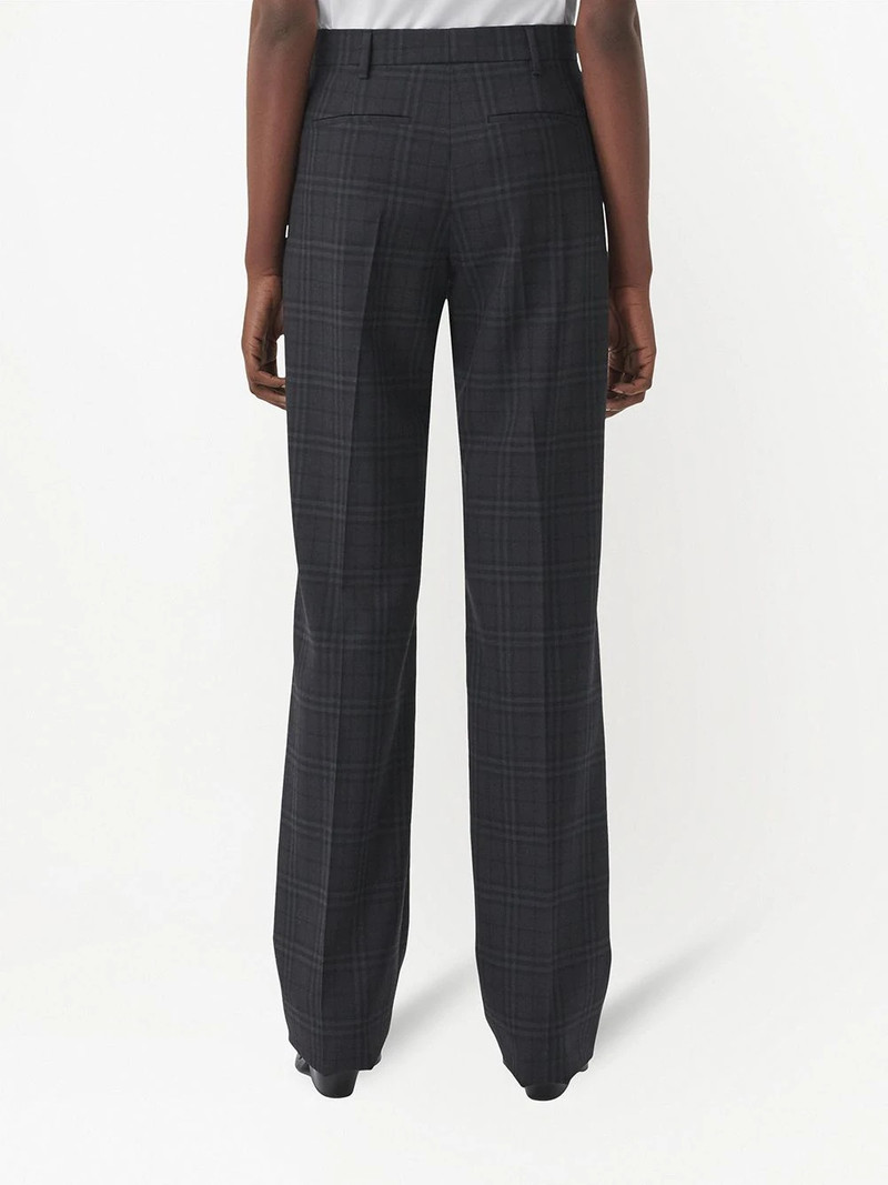 check wool tailored trousers 4