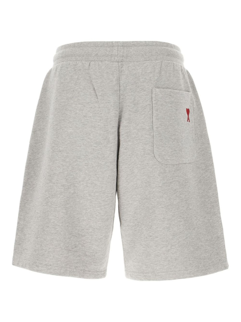 AMI Paris Ami de Coeur cotton track shorts outlook