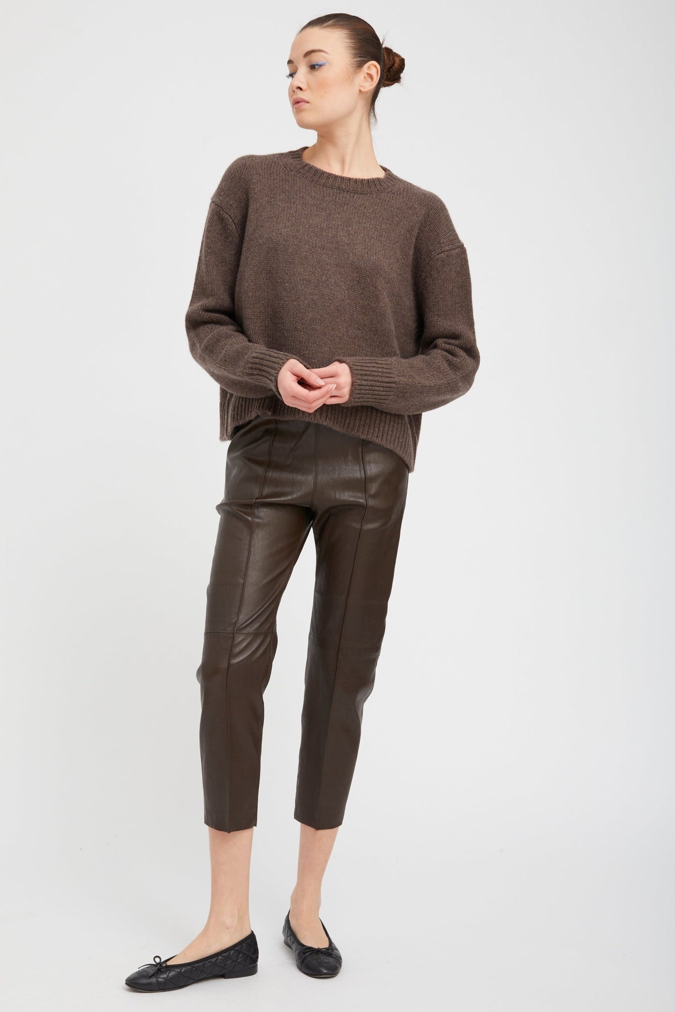 TRUFFLE HEAVY CASHMERE SWEATER - 4