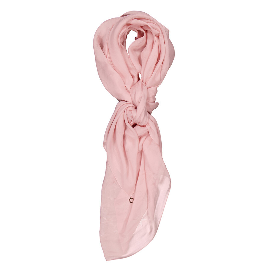 Bvlgari Pink Logomania Silk Maxi Stole 245356 - 4