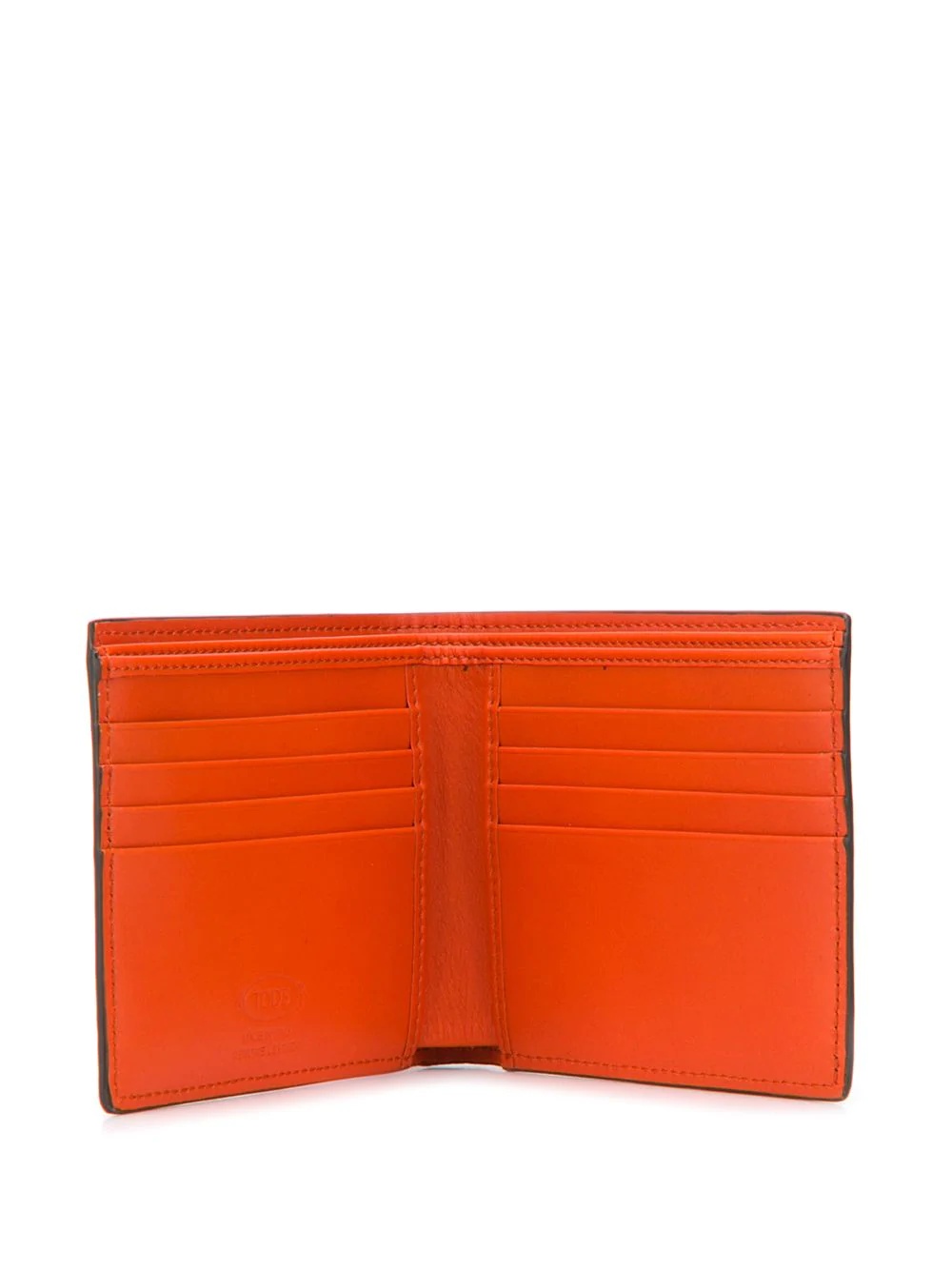 lizard skin-effect two-toned wallet - 3