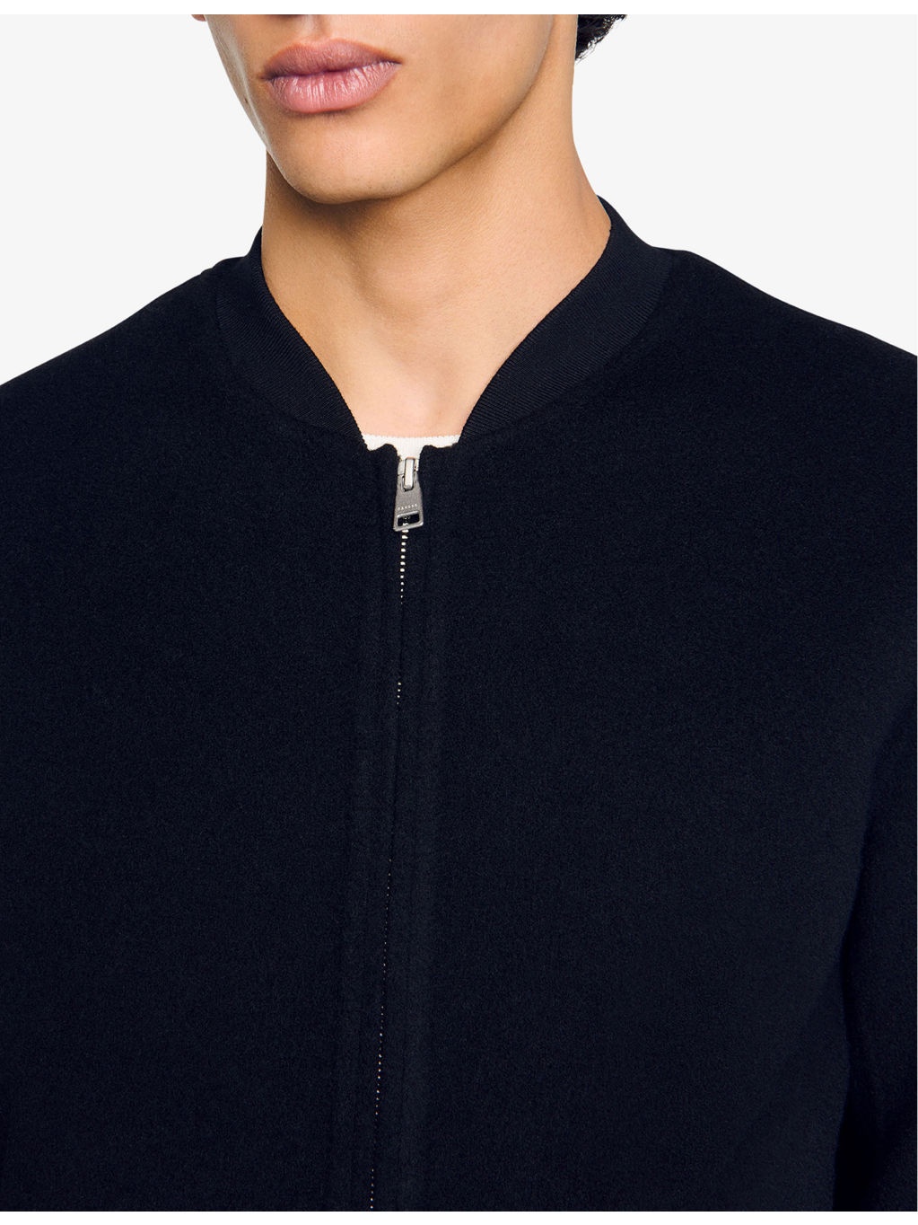 Baseball-collar side-pocket wool-blend jacket - 5