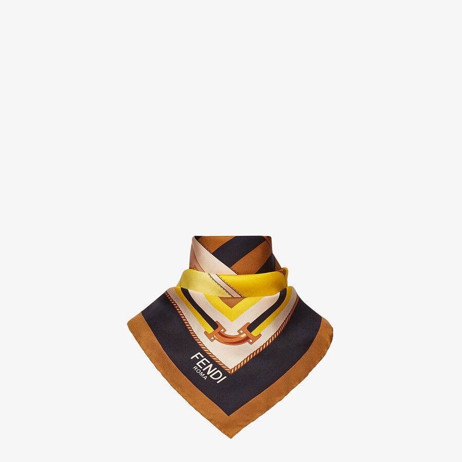 Multicolor silk foulard - 2