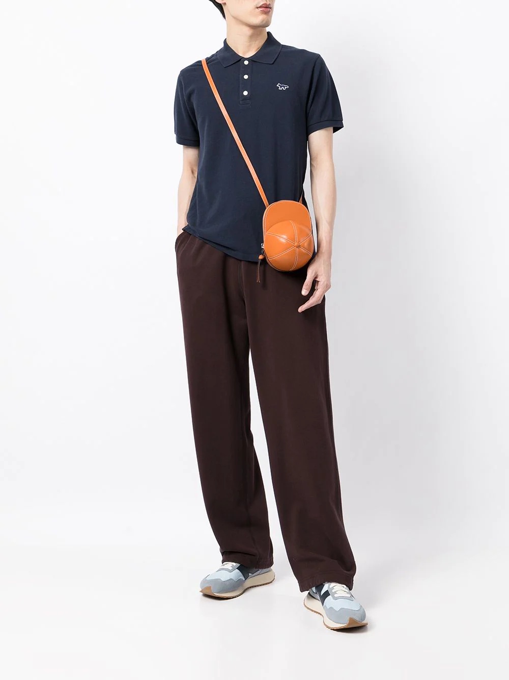 embroidered logo polo shirt - 2