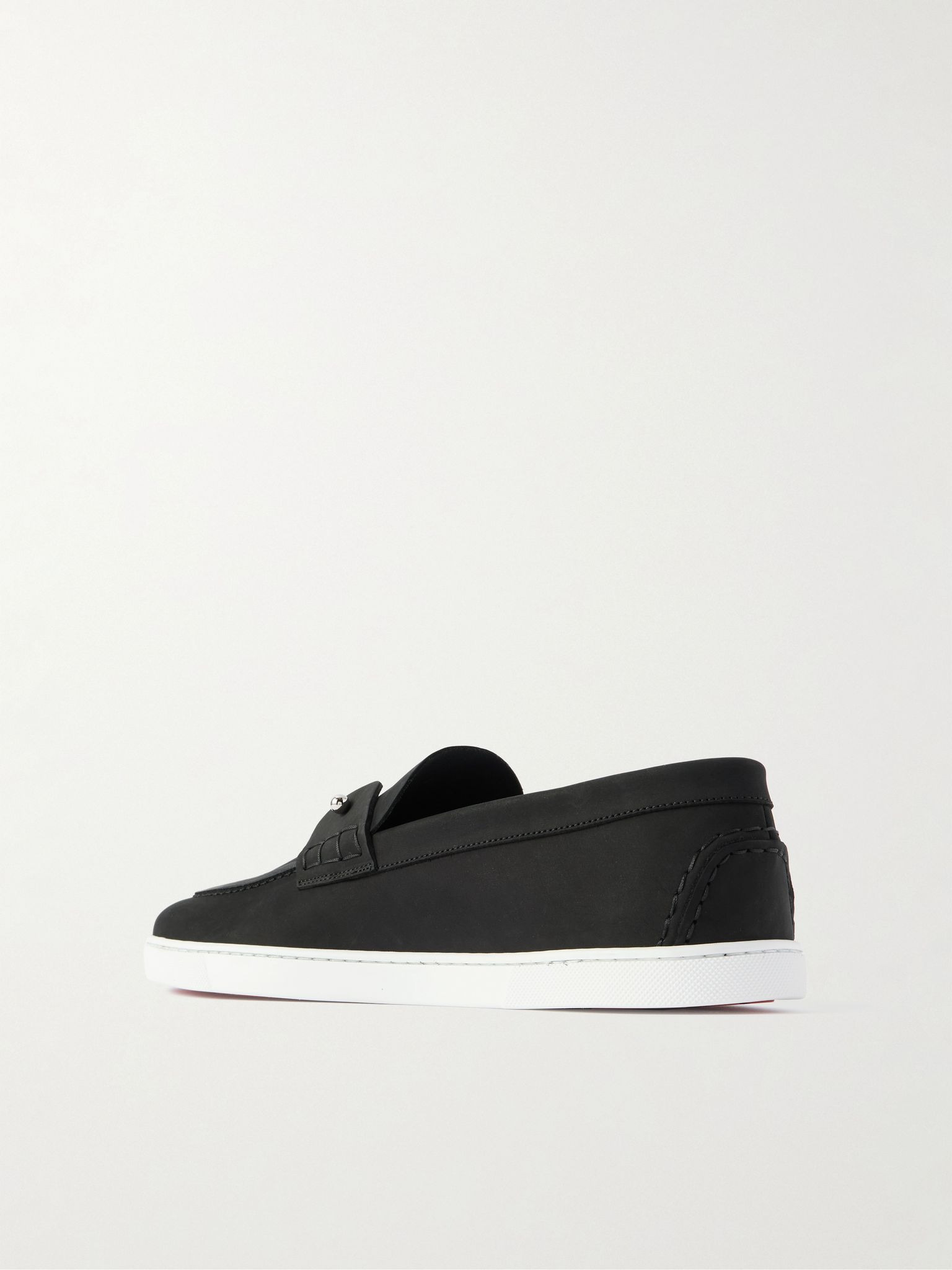 Chambeliboat Nubuck Loafers Black - 4