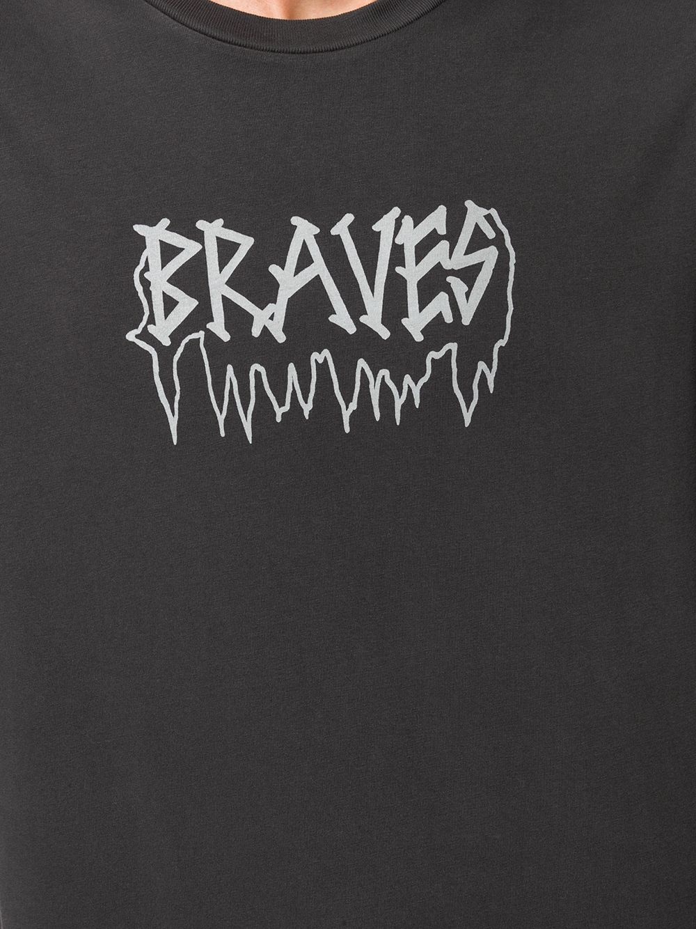 Braves print round neck T-shirt - 5