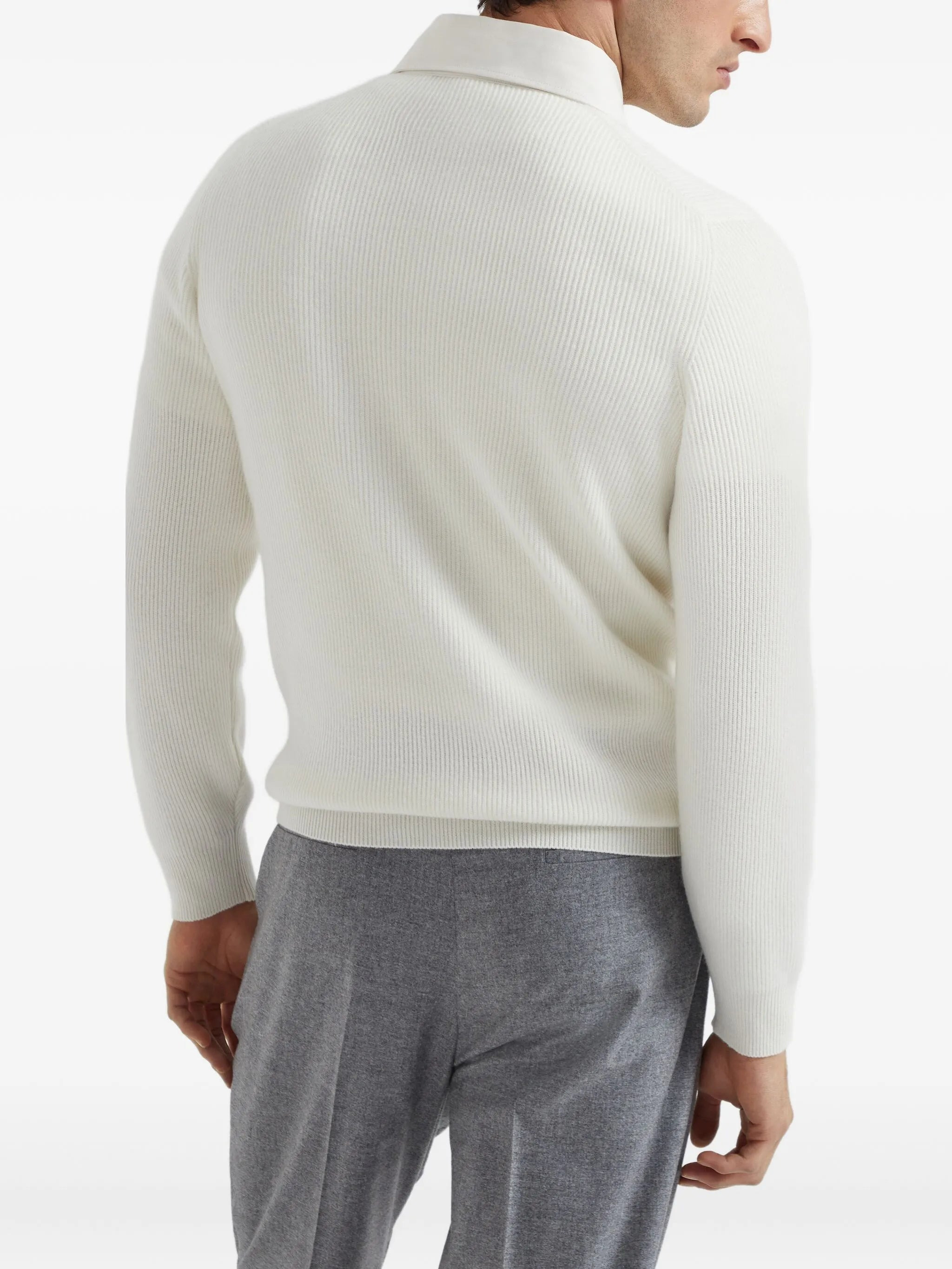 Brunello Cucinelli Cashmere Polo Shirt - 4