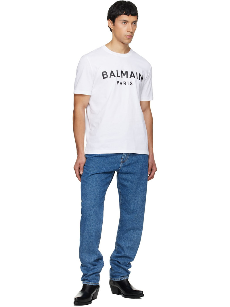 Balmain Blue Straight-Cut Jeans outlook